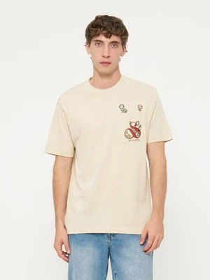 T-shirt z nadrukiem Scotch & Soda szary