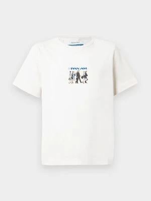 T-shirt z nadrukiem Selected