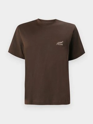 T-shirt z nadrukiem Selected