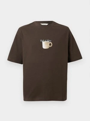 T-shirt z nadrukiem Selected