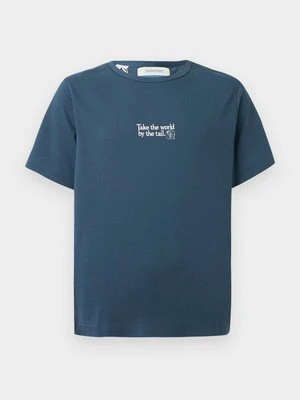 T-shirt z nadrukiem Selected