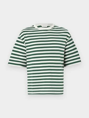 Zdjęcie produktu T-shirt z nadrukiem Selected ciemnozielony