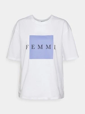 T-shirt z nadrukiem Selected Femme