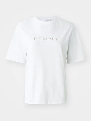 T-shirt z nadrukiem Selected Femme