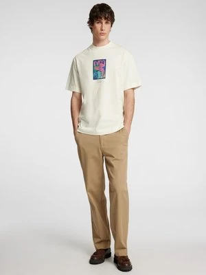 T-shirt z nadrukiem Selected Homme