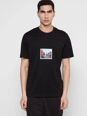 T-shirt z nadrukiem Selected Homme