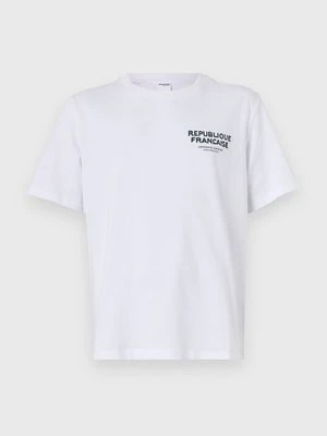 T-shirt z nadrukiem Selected