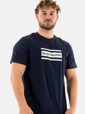 T-shirt z nadrukiem Sergio Tacchini