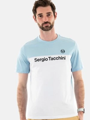 T-shirt z nadrukiem Sergio Tacchini