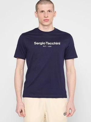 T-shirt z nadrukiem Sergio Tacchini