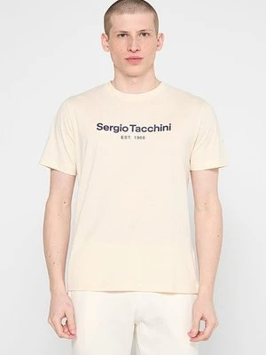 T-shirt z nadrukiem Sergio Tacchini