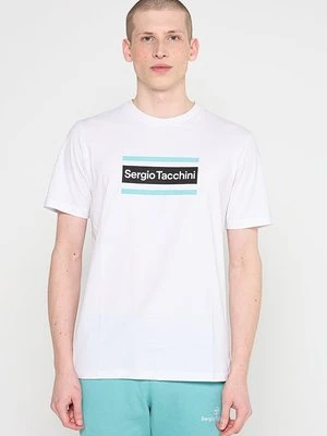 T-shirt z nadrukiem Sergio Tacchini