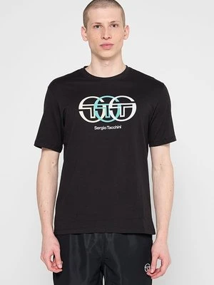 T-shirt z nadrukiem Sergio Tacchini