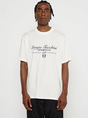 T-shirt z nadrukiem Sergio Tacchini