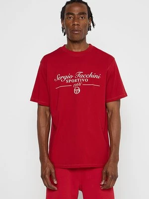 T-shirt z nadrukiem Sergio Tacchini