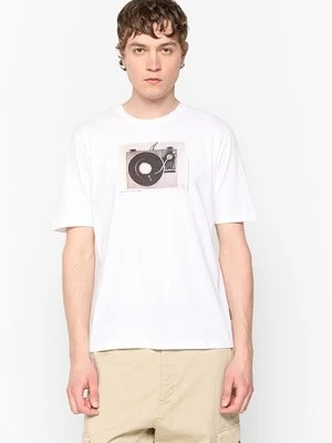 T-shirt z nadrukiem Sisley