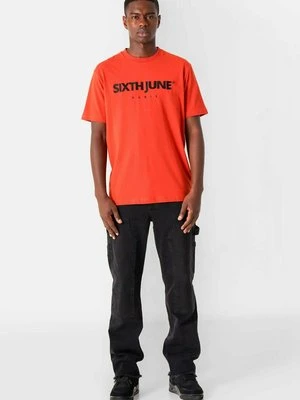 T-shirt z nadrukiem Sixth June