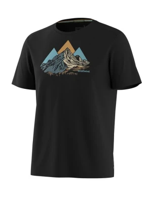 T-shirt z nadrukiem SmartWool czarny