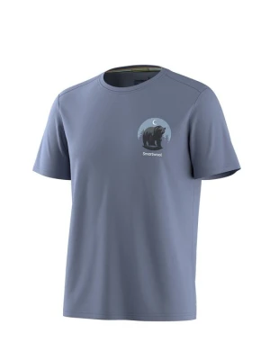 T-shirt z nadrukiem SmartWool granatowy