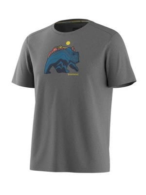 T-shirt z nadrukiem SmartWool jasnoszary