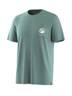 T-shirt z nadrukiem SmartWool petrol