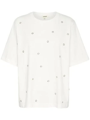 T-shirt z nadrukiem Soaked in Luxury biały