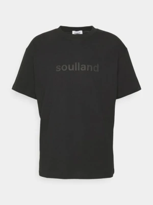 T-shirt z nadrukiem Soulland czarny
