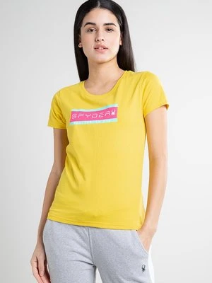 T-shirt z nadrukiem Spyder