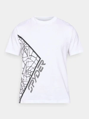T-shirt z nadrukiem Spyder biały