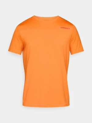 T-shirt z nadrukiem Spyder pomarańczowy