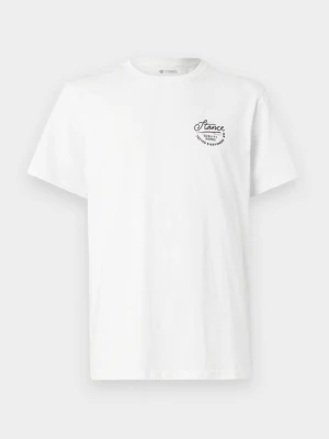 T-shirt z nadrukiem Stance biały