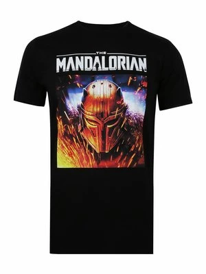 T-shirt z nadrukiem Star Wars czarny