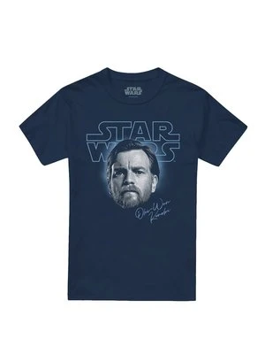 T-shirt z nadrukiem Star Wars granatowy