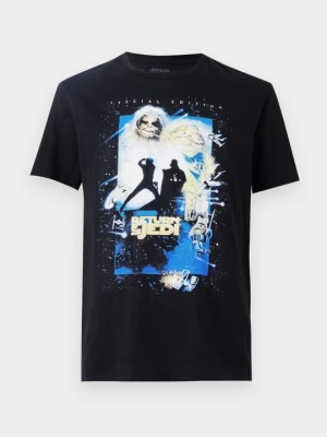 T-shirt z nadrukiem Star Wars czarny