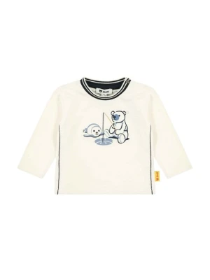 T-shirt z nadrukiem Steiff beżowy