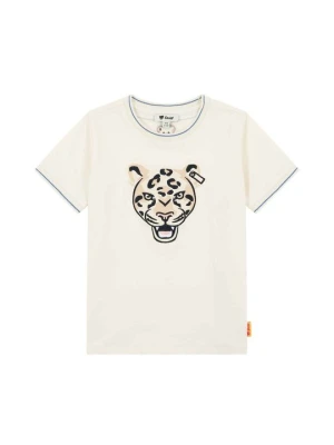T-shirt z nadrukiem Steiff beżowy
