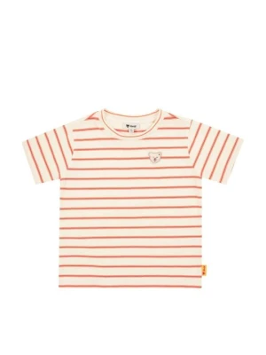 T-shirt z nadrukiem Steiff beżowy