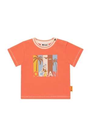 T-shirt z nadrukiem Steiff czerwony