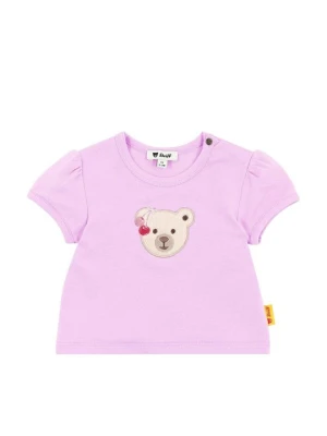 T-shirt z nadrukiem Steiff fioletowy