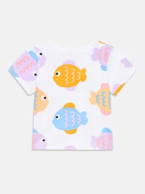 T-shirt z nadrukiem Stella McCartney biały