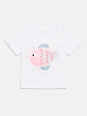 T-shirt z nadrukiem Stella McCartney biały