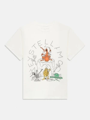 T-shirt z nadrukiem Stella McCartney biały