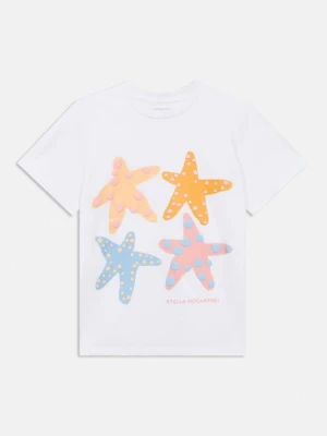 T-shirt z nadrukiem Stella McCartney biały