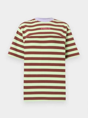 T-shirt z nadrukiem Stieglitz zielony
