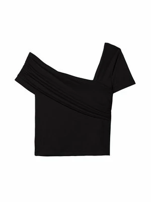 T-shirt z nadrukiem Stradivarius