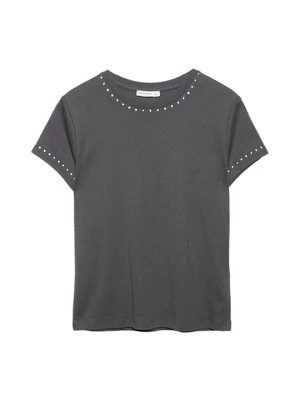 T-shirt z nadrukiem Stradivarius