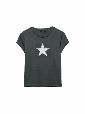 T-shirt z nadrukiem Stradivarius