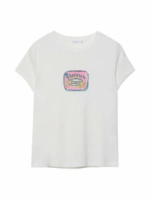 Zdjęcie produktu T-shirt z nadrukiem Stradivarius różowy