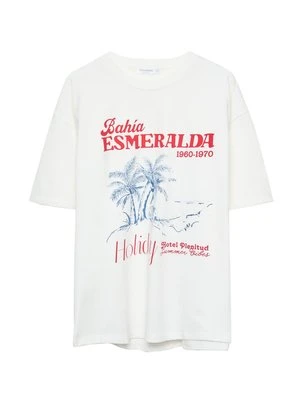 Zdjęcie produktu T-shirt z nadrukiem Stradivarius
