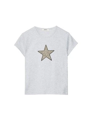 T-shirt z nadrukiem Stradivarius